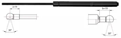 Газовая пружина, крышка багажник METZGER купить